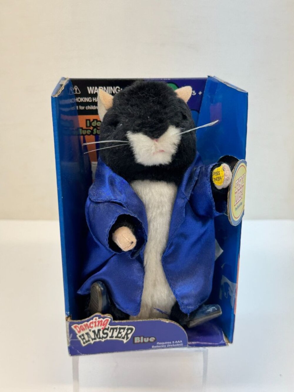 Gemmy Dancing Hamster Blue-2002